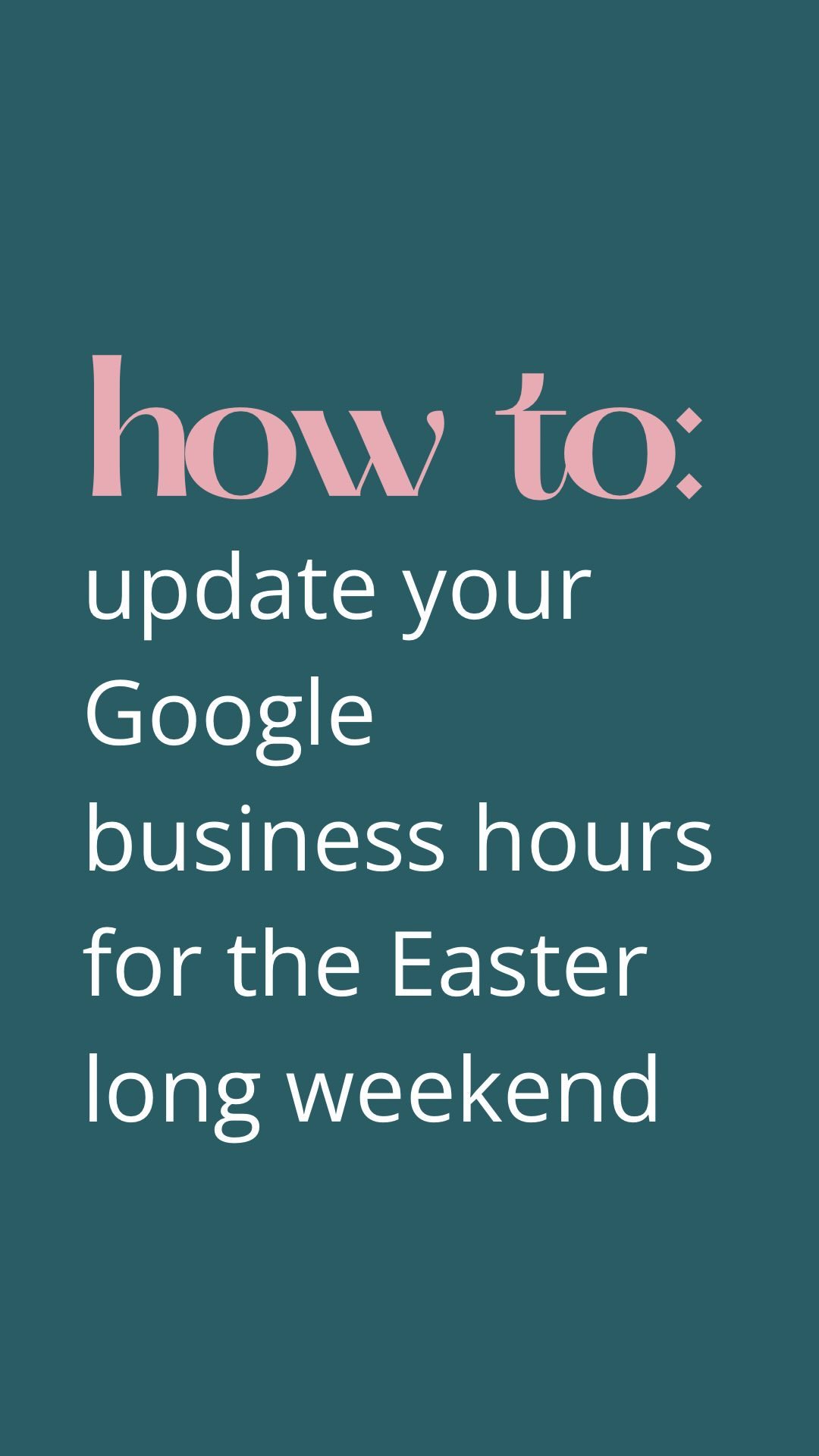 Are you open or closed for the Easter long weekend? It’s not a fun guessing game for your customers and clients 🤷🏼♀️ So, update your Google business profile!
Follow these easy steps. It only takes a few minutes! It could mean the difference between making money 💵 or not, or keeping your customers happy … or not!
Don’t have a Google business profile? Or need help? Send us an email or DM ✉️
#googlebusiness #googlebusinessprofile #easter #easterlongweekend