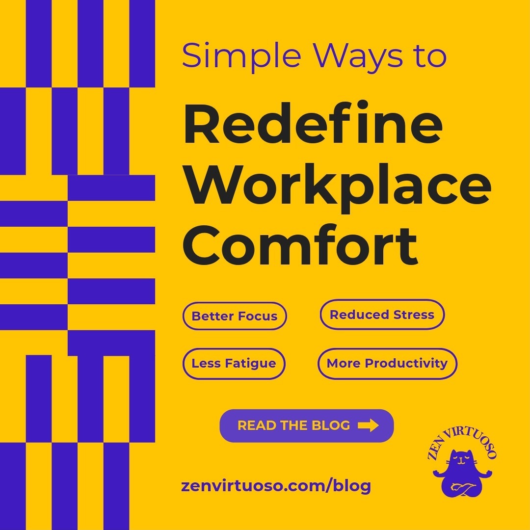 💡 Your workspace should work FOR you, not against you! 💡
⚡ Less fatigue = More focus
⚡ Reduced stress = More productivity
⚡ Better comfort = Bigger results
📖 Read the Latest blog post "Redefining Workplace Comfort" — link in bio!