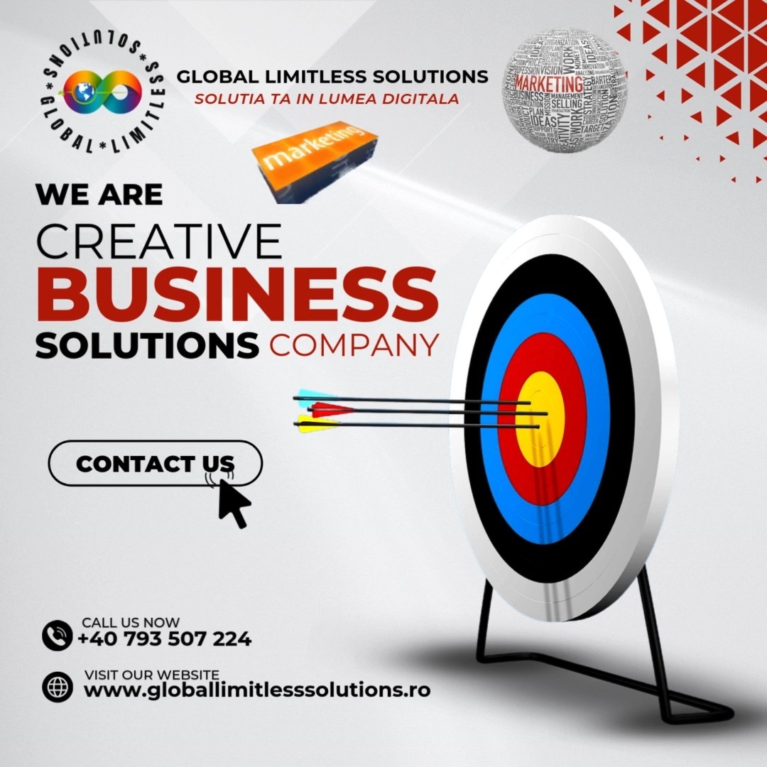 Solutia Ta In Lumea Digitala!
#globallimitlesssolutions