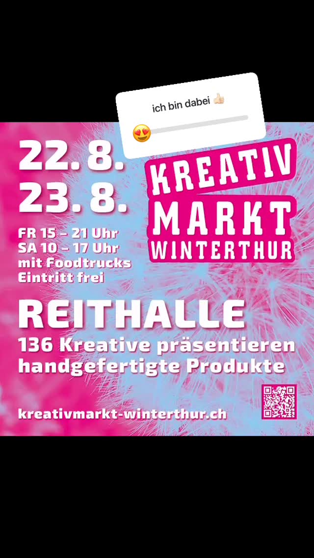 Bald ist es wieder soweit! 😱🤩
Am 22. und 23.8. sind wir wieder am #kreativmarktwinterthur mit unseren kniffligen und farbigen #labyrinthwuerfel 😎
Kommt vorbei und geniesst mit uns die super Stimmung und gönnt euch etwas schönes. 😉
#labyrinthwuerfelontour #kreativmarktwinterthur #3dprinting #freudeherrscht