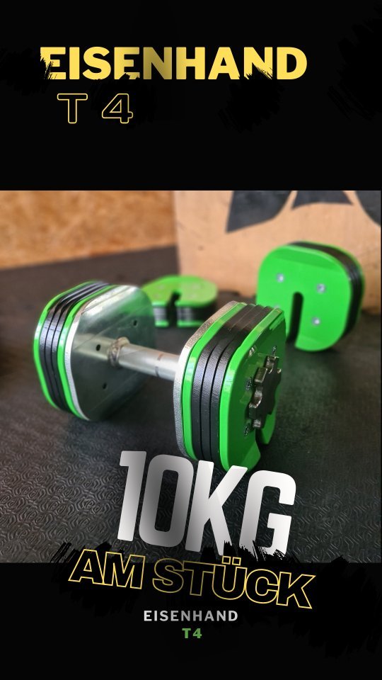 Prototyp, Testphase gerade begonnen.
10, 15 und 20kg mit internationalem Farbsystem
#kurzhantel #bodybuilding #powerlifting
#Training #homegym #kompakthantel #krafttraining #kurzhanteltraining #fitwerden #trainingzuhause #Hanteln
#eisenhand
