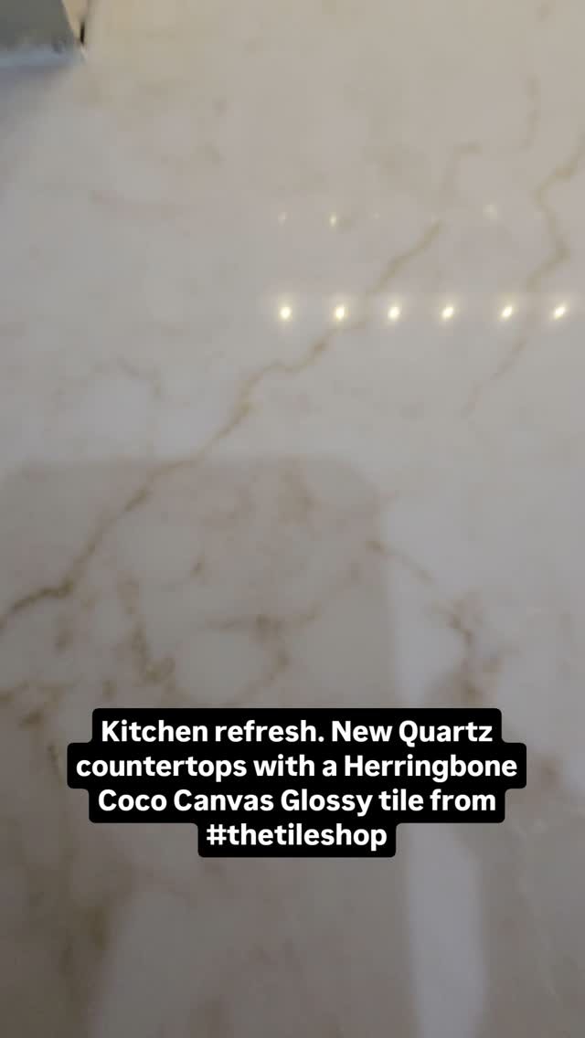 Kitchen refresh from the Carolina's Renovation Experts #thetileshop