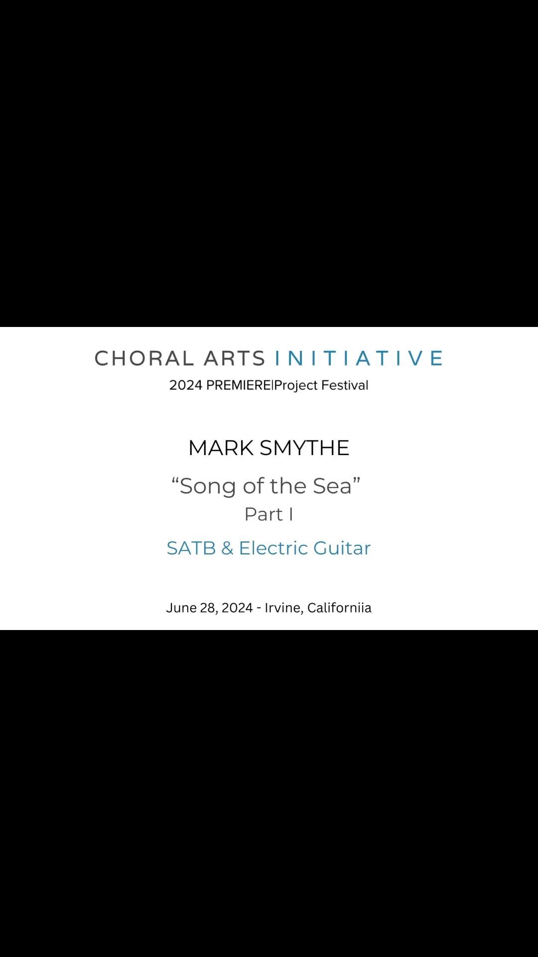 DELIGHTED to share the recent World Premiere of my latest work for Choir & Electric Guitar - “SONG OF THE SEA” (Part 1), text by Rainer Maria Rilke (1875-1926). The concert marked the glorious conclusion of the @choralartsoc PREMIERE|Project Festival, a week of immersive workshop, mentorship and rehearsal sessions that I had the great pleasure of being selected for. Huge thanks again to @belliott_music, Dale Trumbore, @lyonhazzard, @iderrickskye and Conductor @whathodges. FULL YOUTUBE VIDEO IN BIO. 🎵🎸
.
.
.
#premiere #choirmusic #choralmusic #satb #electricguitar #choralcomposer #composers #thesea #poem