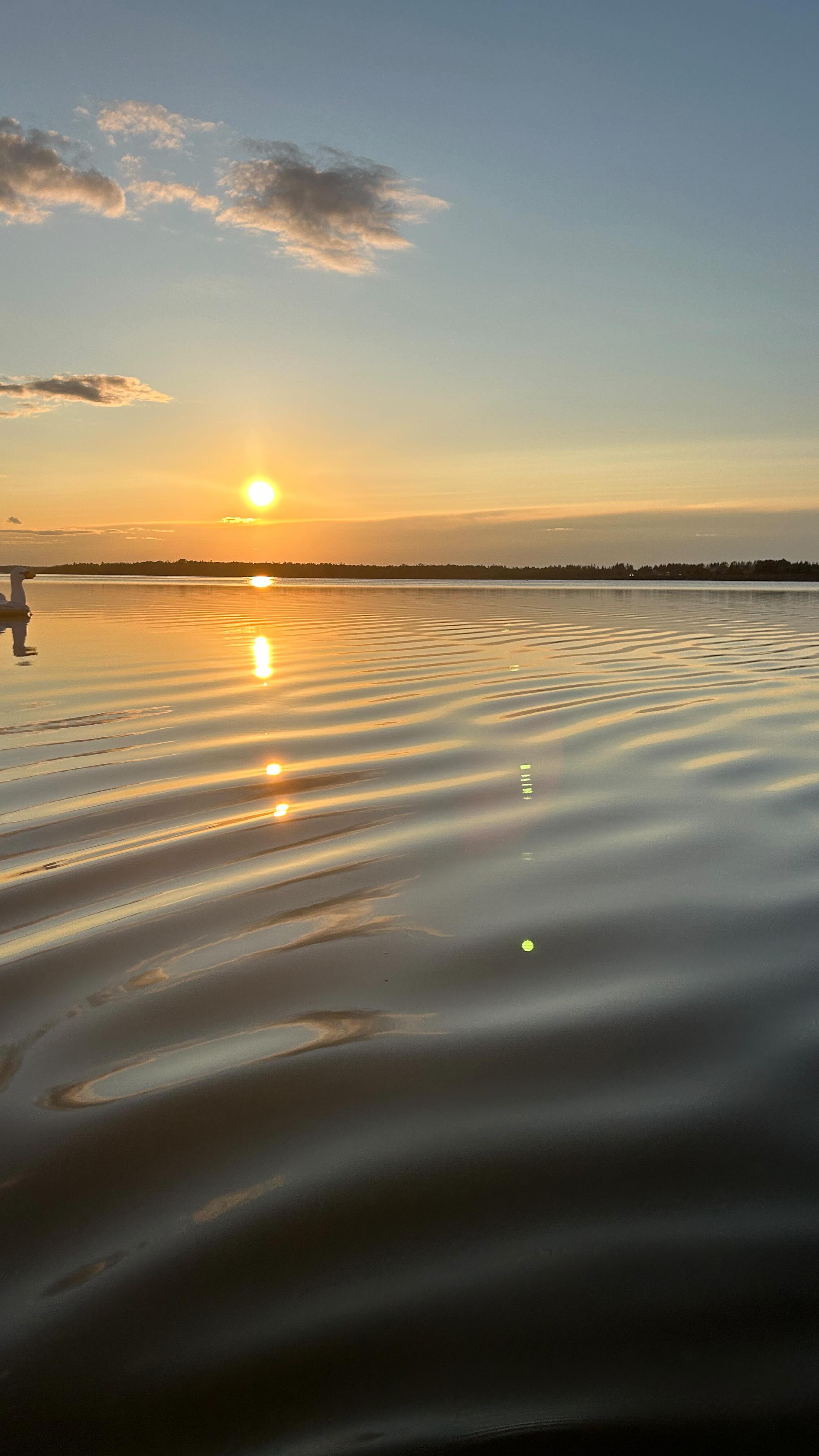 THIS is why we recommend sunset paddles, look at those ripples!