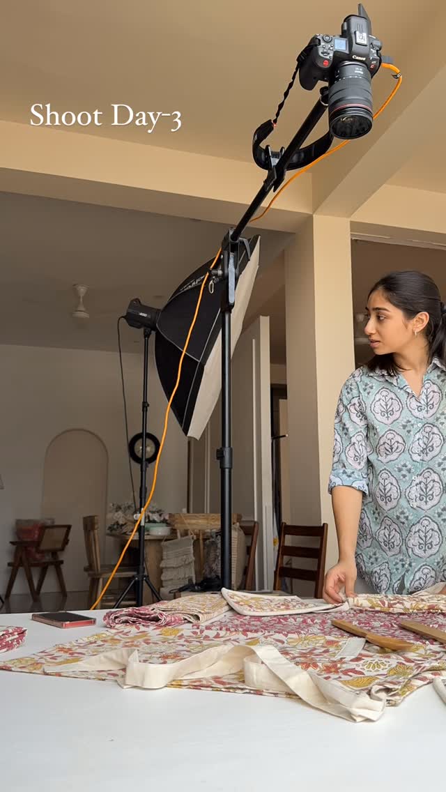 Pouring creativity 🎥📷
Creating visuals for our website shoot
Check out the results at
https://new-ratantextiles.vercel.app/home.html