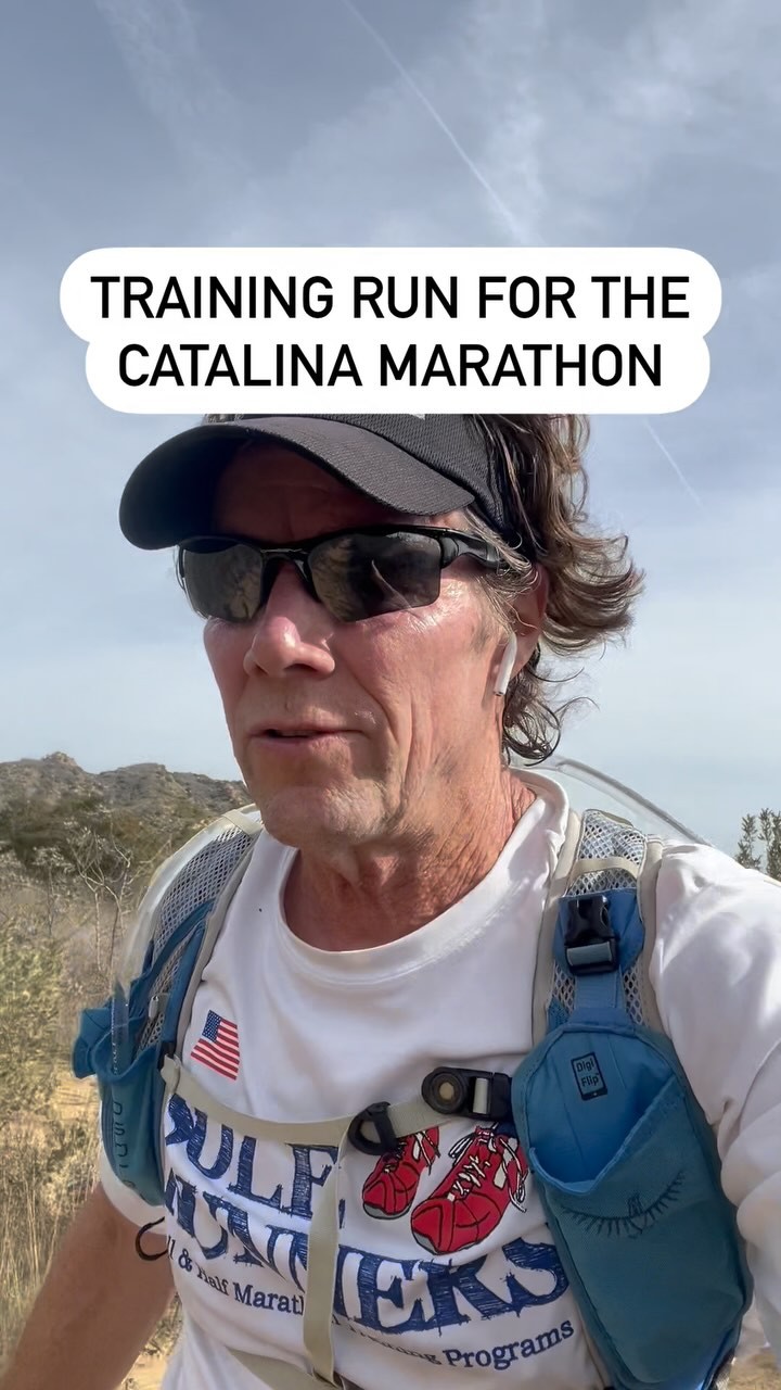 3 hours and 45 minutes on the trail / road today. 10 minutes into it my Garmin ran out of charge. I don’t know how many miles I went but my guess is between 15 and 17. Today was needed. One more long day next weekend then we’re off to the island. #catalinamarathon #chirunning #trailrun