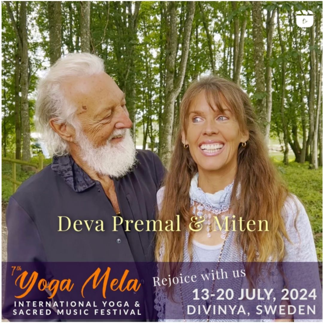 Deva Premal and Miten share some of their impressions of being part of Yoga Mela – a festival of harmony, where one can dive deeply into self-discovery and transformation, and at the same time fly high on a blissful unity of collective peace.
Don’t miss this opportunity to fill your heart with new inspiration and innocent joy!
Yoga Mela - International Yoga & Sacred Music Festival
July 13–20, in Divinya, South of Sweden
www.yogamela.org
#devapremalmiten #sacredmusic #mantra #kirtan #consciousevents #spiritualretreat #spiritualcommunity #spiritualgathering #yogamela #divinya