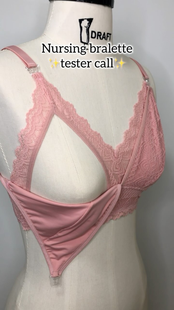 Some details of the sewing process for this cute lace nursing bralette ✂️🪡
I made this for a friend who recently became a mom, and she absolutely loved it!
Inspired by her feedback, I decided to release the pattern and start a tester call.
If you’re interested in trying it out and giving your input, click the link in my bio to apply.
#testercall #sewingpatterntest #patterntest #nursingbralette #nursingbra #sewingpattern