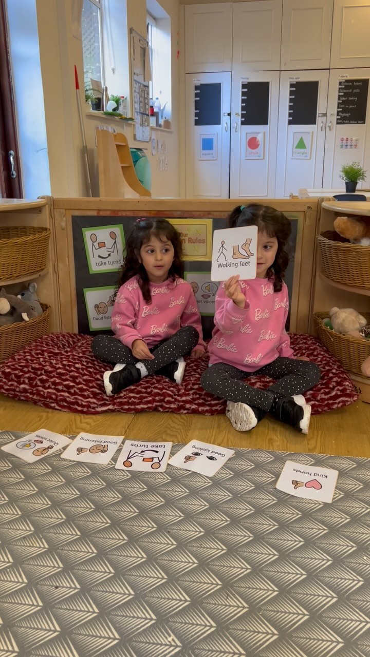 ⭐️Golden Rules⭐️
We have a set of 6 golden rules we follow at nursery.
1. Take turns
2. Quiet voices
3. Walking feet
4. Good listening
5. Kind hands
6. Good looking
We follow these to set clear boundaries for children and use them consistently to ensure they are embedded.
#eyfsideasuk #goldenrules #earlyyearslearning #behaviourmanagement #earlyyearsactivities