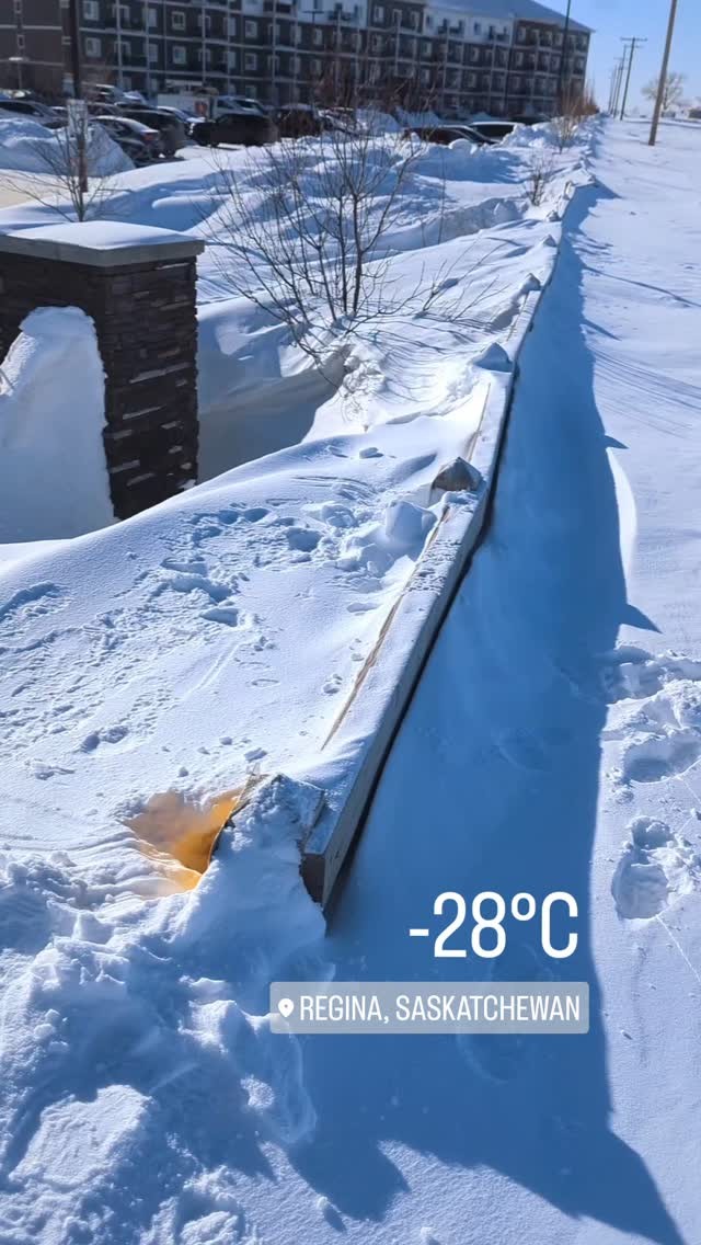 We got a little bit of snow here 😉