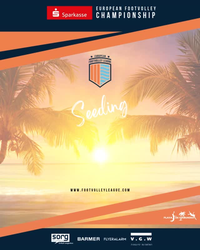 📢 Seeding Announcement – Qualifikationsrunde
🏐 European Footvolley League 2025 – Playa de Gamundia 🇪🇺🏖️
Die Spannung steigt! 🔥 Die Setzliste für die Qualifikationsrunde der Herren, dem Hauptturnier der Männer und Damen auf der Playa de Gamundia 2025 steht fest! 💥
Die besten Footvolley-Teams Europas bereiten sich vor – wer schafft es ins Hauptfeld? Wer setzt sich durch im Sand von Gamundia? 🌍🏆
📲 Bleibt dran für den vollständigen Spielplan und exklusive Behind-the-Scenes-Einblicke!
#EFVL2025 #FootvolleyEurope #PlayaDeGamundia #RoadToMainDraw #Seeding #BeachAction @sparkasse @kskostalb