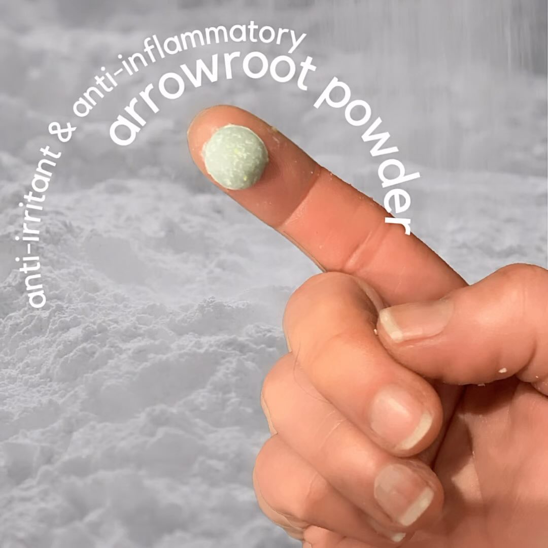 What’s up with that white powder on all the Butter Bits???
Many things!
We really like it because it leaves a smooth finish on the skin. It fills lines and makes your hands look smooth and feel soft.
Arrowroot powder makes all those red and brown spots on your hands lighten. So if you got blotchy skin on hands ( and who doesn’t ! ) and want to even-out your skin tone, this white powder will do the job. 🛠️
Maybe there IS hope for hands make you look older 👵than your age.
So stop getting freaked out about the white powder 😂 and rub it all over your hands! 🙌🏻 ✋🏽