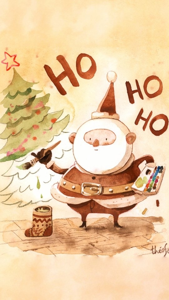 🎅🧑🎨 Joyeux Noël !!! 🎄🎨
#christmas #watercolor #aquarelle #painting #illustration #santa #santaclaus #perenoel