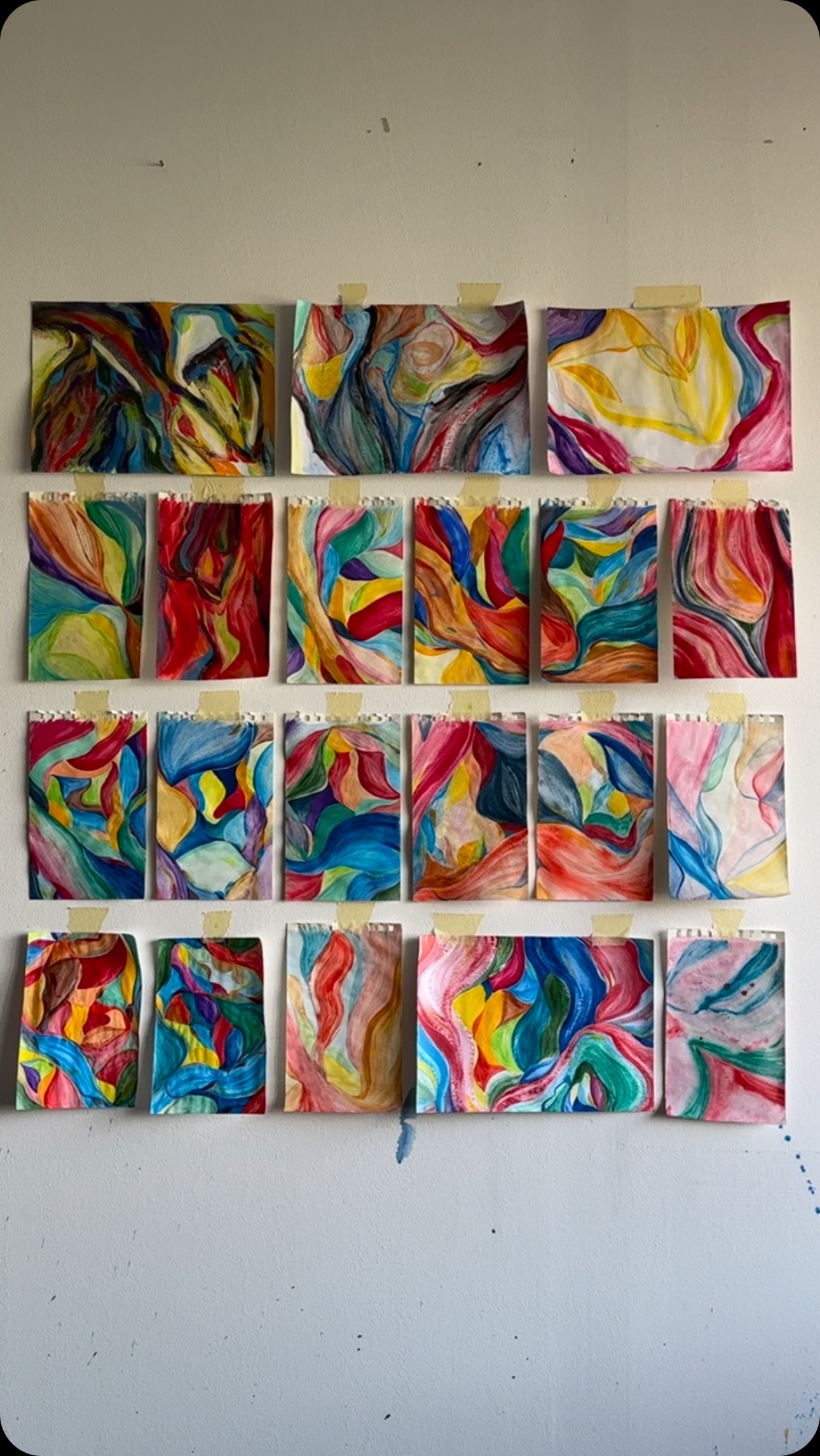 Meditations ✨
#AbstractArt #Painting #FemaleArtist