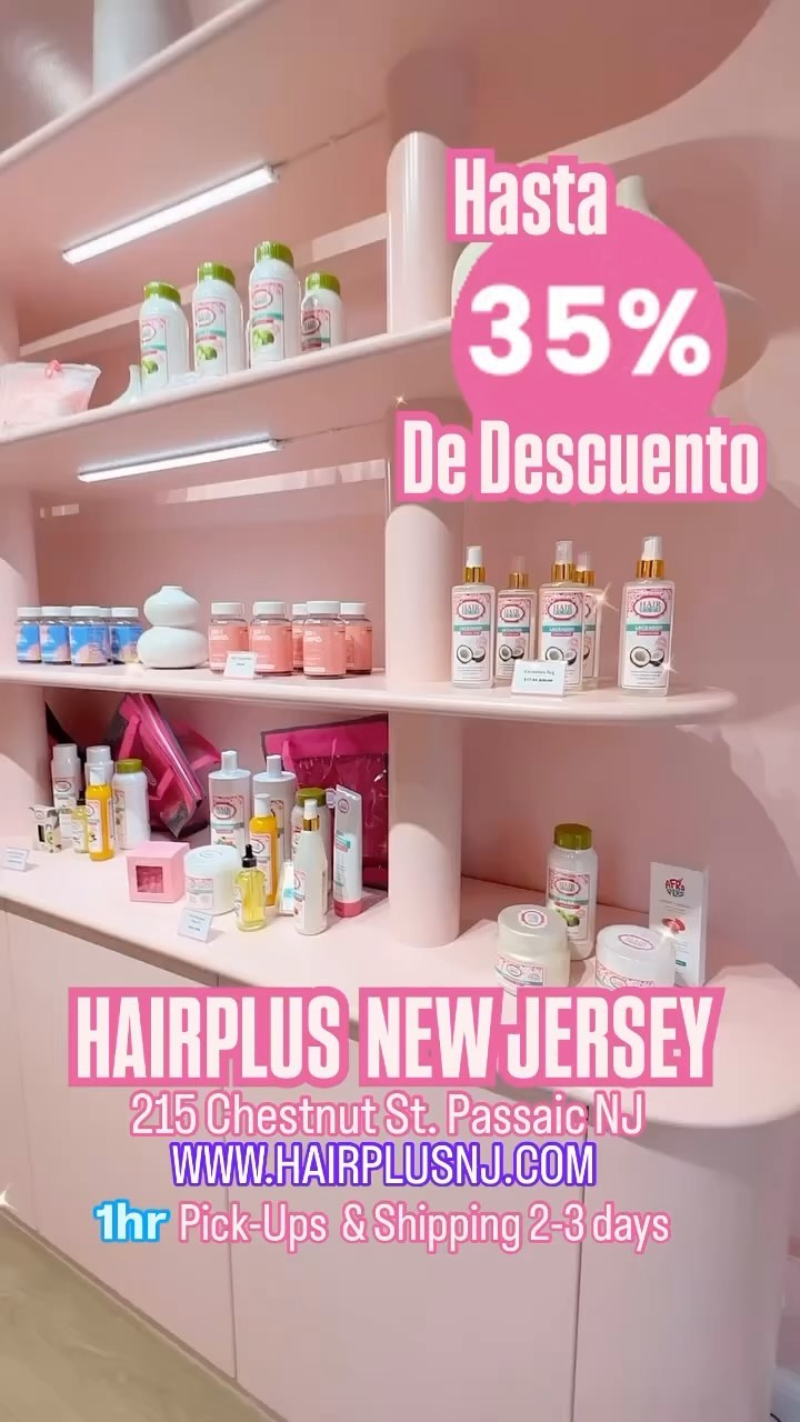 🤩🤩APROVECHA NUESTRO 💞PINK SALE💞de 10 ańos de Aniversario de HAIRPLUS ! Ven y disfruta de maravillosos descuentos desde un 20% hasta un 35% en todos nuestros productos 🤩🤩 en nuestra Casita Rosa de Hairplus Passaic NJ.
Descuentos disponibles desde ya hasta el 1ro de Diciembre! Ofrecemos 1 hora PICK-UPS
👀y SHIPPING 📦 a todo USA garantizados
2-3 días! Aquí los esperamos! Bendiciones! 🙏🏻💖. #hairplus#pinksale #hair#haircare#hairproducts#hairplusnj#hairplusnewjersey#hairpluspa#hairpluspensilvania #hairplussale#hairpluspinksale