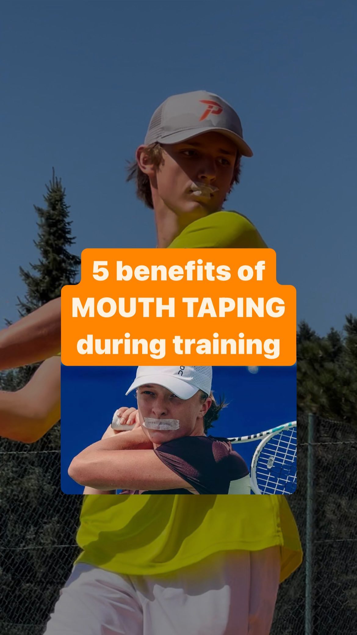 Would you try mouth taping? 🤐
#mouthtaping #tennislife #nasalbreathing #tennisplayer #tennistips #tennisfan #tenniscoach #breathingtechniques #tennistraining #tennislessons