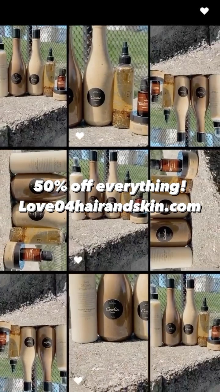 The 50% off sale is still going on! Don’t miss the opportunity to stock up!
Love04hairandskin.com