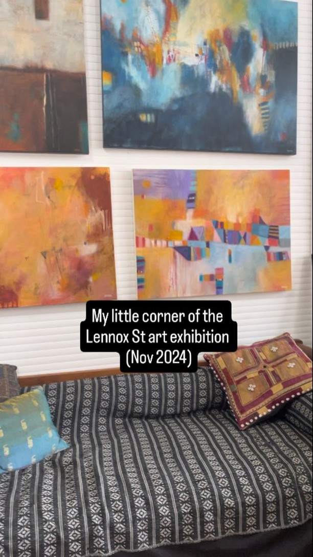 Super late posting but here's a few pics from.the Lennox St exhibition - November 2024. Amazing show as always thanks @lennoxstreetstudios and studio roomie @belindahaag_art