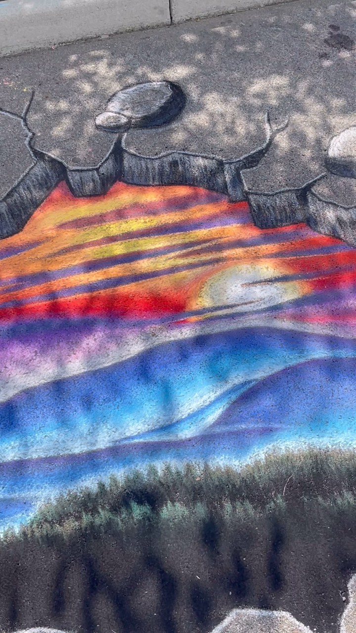 This past Saturday I had the chance to participate in @artcollegeprep ‘s Chalkfest! I’m not sure if this is the 4th or 5th year I’ve done this event, and I look forward to it more every year. #columbus #columbusohio #chalkfest #makeart #fawnbaker #chalkart