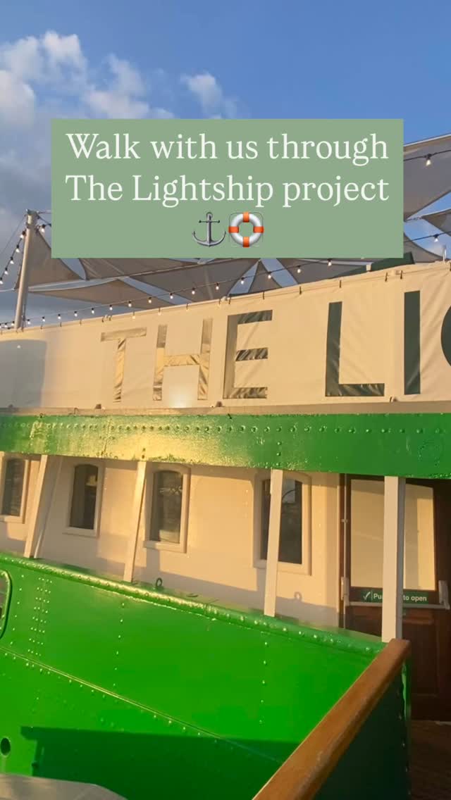 Join us on this walk through on @thelightshiphaslar taken from their opening night 2 years ago!
We delivered the full works on this project (Concept to Completion) – design concept, lighting & ceiling plans, bespoke joinery, colour schemes, flooring, furniture, decor, styling and more… plus regular site visits right through the build.
This one really pushed us creatively, full of fun, challenges, and wins. Such a rewarding project for the whole team 💪🏼🥳
Dining on a ship is always a unique experience, and with stunning views over Portsmouth Harbour and the Spinnaker Tower, this spot is a must-visit for your summer list ☀️
#diningwithaview #haslarmarina #spinnakertower #uniquedining #summerdays #interiordesignuk #coastaldining #portsmouth #concepttocompletion #interiordesignjourney