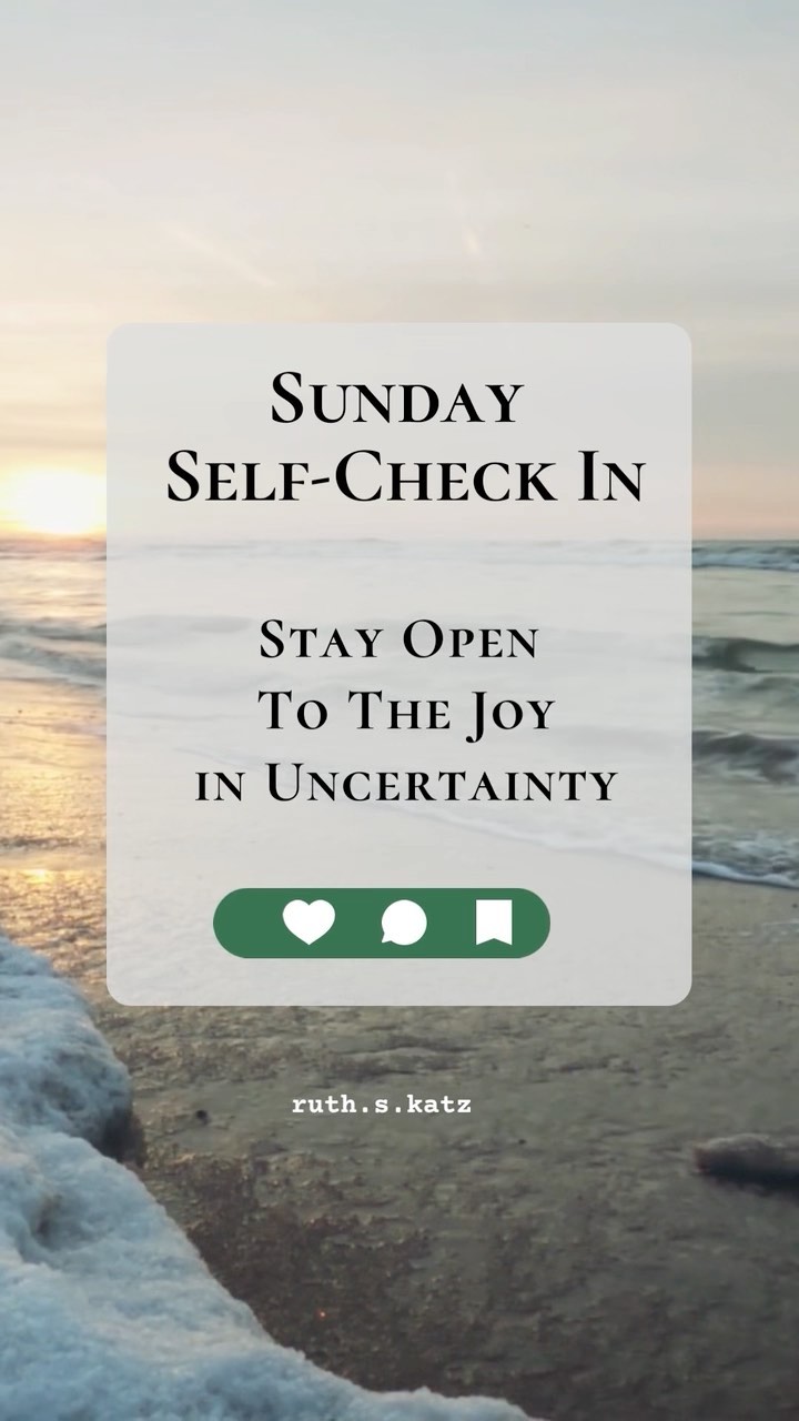 Can you find joy in uncertainty?
When I started coaching, I felt some apprehension at the beginning of every session.
"What are we going to talk about?" I thought.
The sense of responsibility towards my clients, the need to "deliver" and come up with good questions was always there, despite my understanding that the topic is always brought into the session by them, not me.
With time, I have resigned, with joy I must say, to the fact that I will never know what we're going to talk about. The lack of control, or certainty, is manifested in every session.
It was scary at the beginning, but it is quite exciting now.
Living throughout a global pandemic has put all of us to some extent in this uncertain mode. While it can be unsettling, it is also incredibly fruitful if we are able to lean into this discomfort and not resist it.
Not knowing at the beginning of the session makes me listen better, be more curious and open-minded, ask better questions, and be more playful with my approach to the issues raised. And I am no longer scared of it. :-)
What makes you feel uncertain? How do you respond?
Ruth
.#timetoheal #nonattachment #thoughtprocess #uncertaintyoflife #uncertainty #findingpeacewithin #findingpeace #findinginnerpeace #rediscoveryourself #justbeing #reflectingonlife #mentalhealthcommunity #selfhealerscircle #selfhealingjourney #enjoythejourney😎