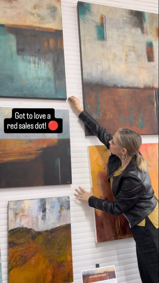 Super late posting but here's a few pics from.the Lennox St exhibition - November 2024. Amazing show as always thanks @lennoxstreetstudios and studio roomie @belindahaag_art