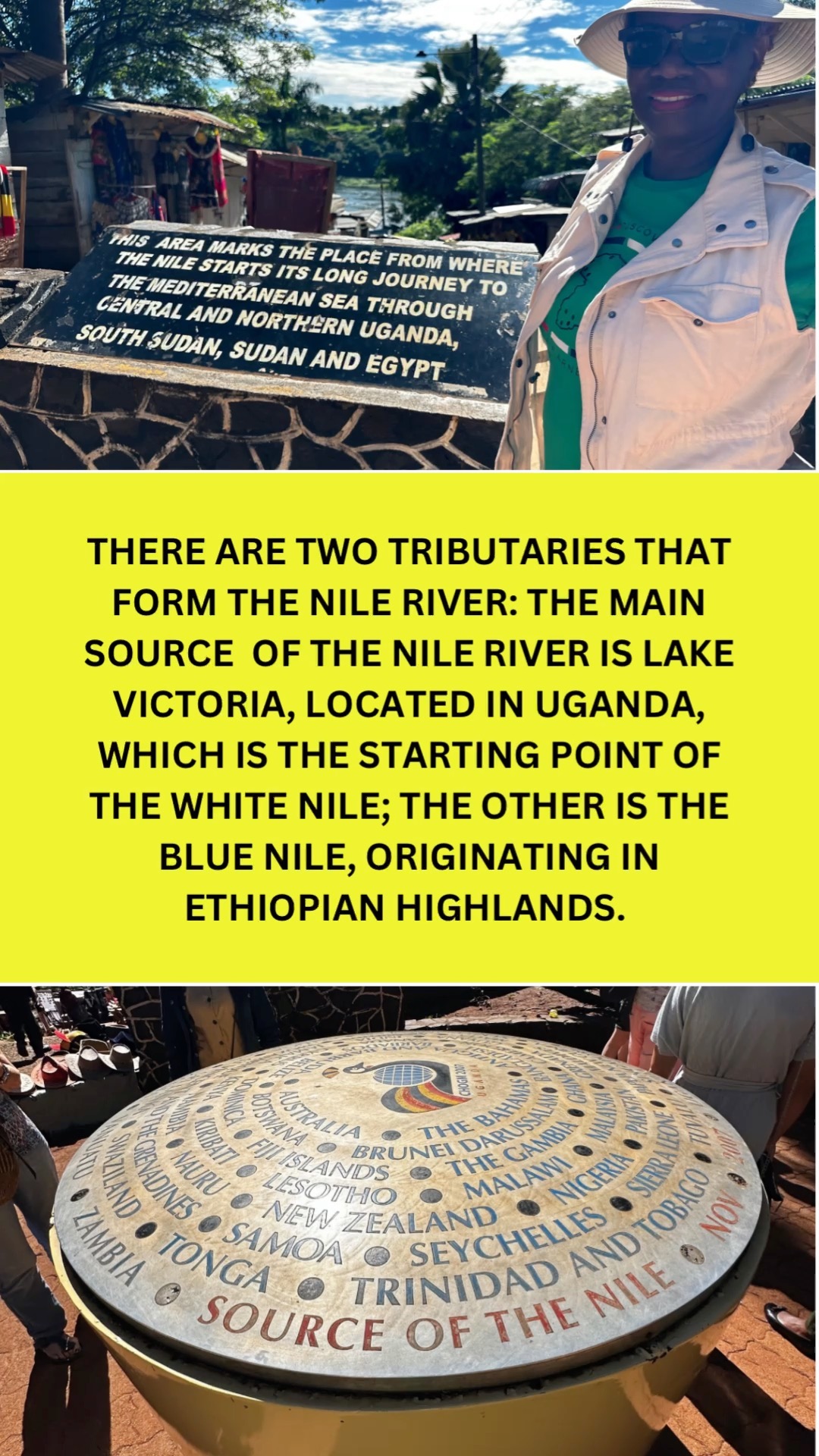 🌊 Visiting the source of the mighty Nile River in Jinja, Uganda, was an unforgettable experience!
Did you know? This legendary river is first mentioned in Genesis 2:13 of The Bible as one of the four rivers flowing from Eden. Standing at its source, I felt a profound connection to thousands of years of history and culture. ✨
My journey through Uganda was filled with incredible sights, from Kampala's vibrant culture to Entebbe's natural beauty, and finally to this majestic river. Uganda truly showcases how the past and present flow together as one. 🌍
The Nile River is a testament of the wonders of a Living GOD and its presence continues to shape our world. 💫
Curious to learn more about my travels and the stories behind these iconic sites? Sign up for my free Newsletter and visit my website. #LinkinBio And share your favorite travel stories in the comments below! 👇
NileRiver #UgandaTravel #BiblicalSites #AfricanHeritage #TraveltoAfrica #ExploreUganda #TravelDiaries #SoloTravel #V4EverYoung #Vee4EverYoung