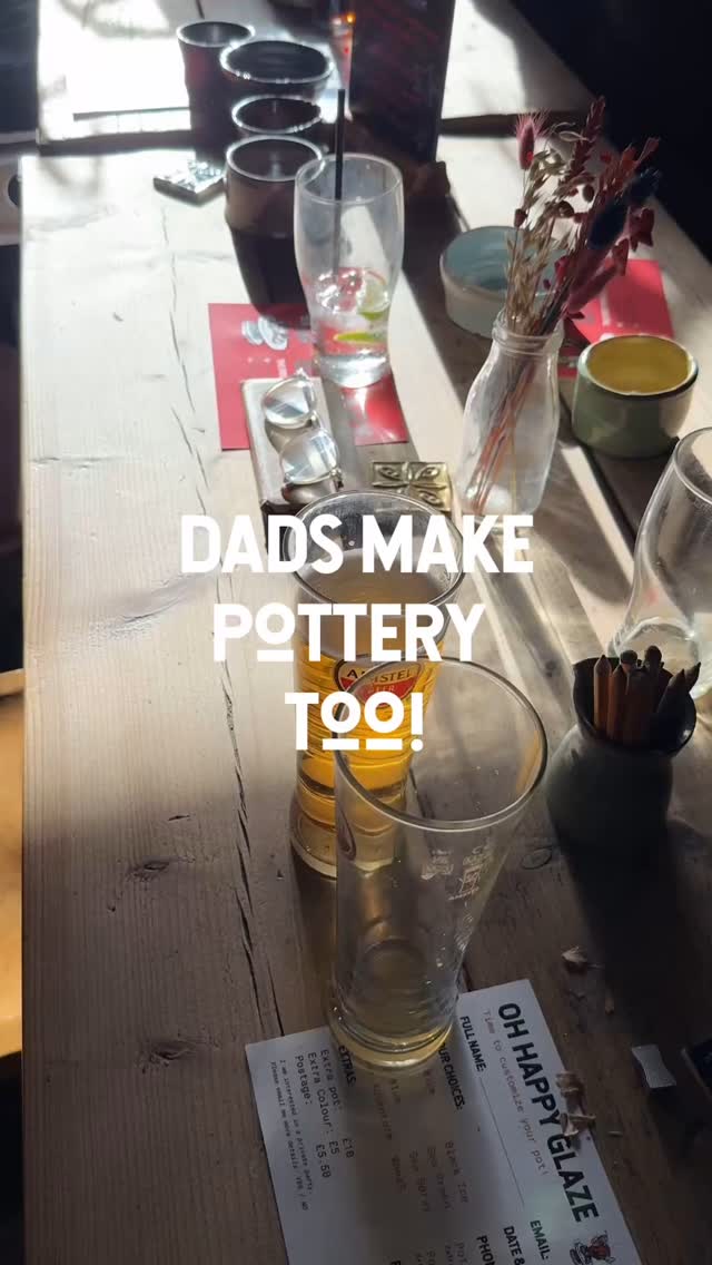 Bored of wondering what to get your dad for Father’s Day? 🎨 Do something different this year, give the gift of pottery… and a cheeky pint! 🍺
Book a Pottery & Pints taster session and unleash your creativity while spending quality time with your number one favourite fella in the 🌍
Tickets are available now on our website, with two fantastic Brighton venues to choose from 😍 Plus, the first drink’s on us! 🍻
#fathersdaygift #brightonlife #potteryandpints #handmadegifts #thingstodoinbrighton #fatherslove #pottery