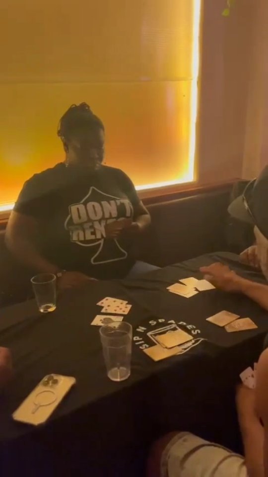 😵💫 What would you do, if your partner reneged then led the same suit they reneged on the very next hand??? Lol Sip N Spades League final four tonight at Sally Roots BK! 6pm-11pm. Four teams battling it out for $1,600 jackpot! #SipNSpades #Spades #Spadestournament #SpadesLeague