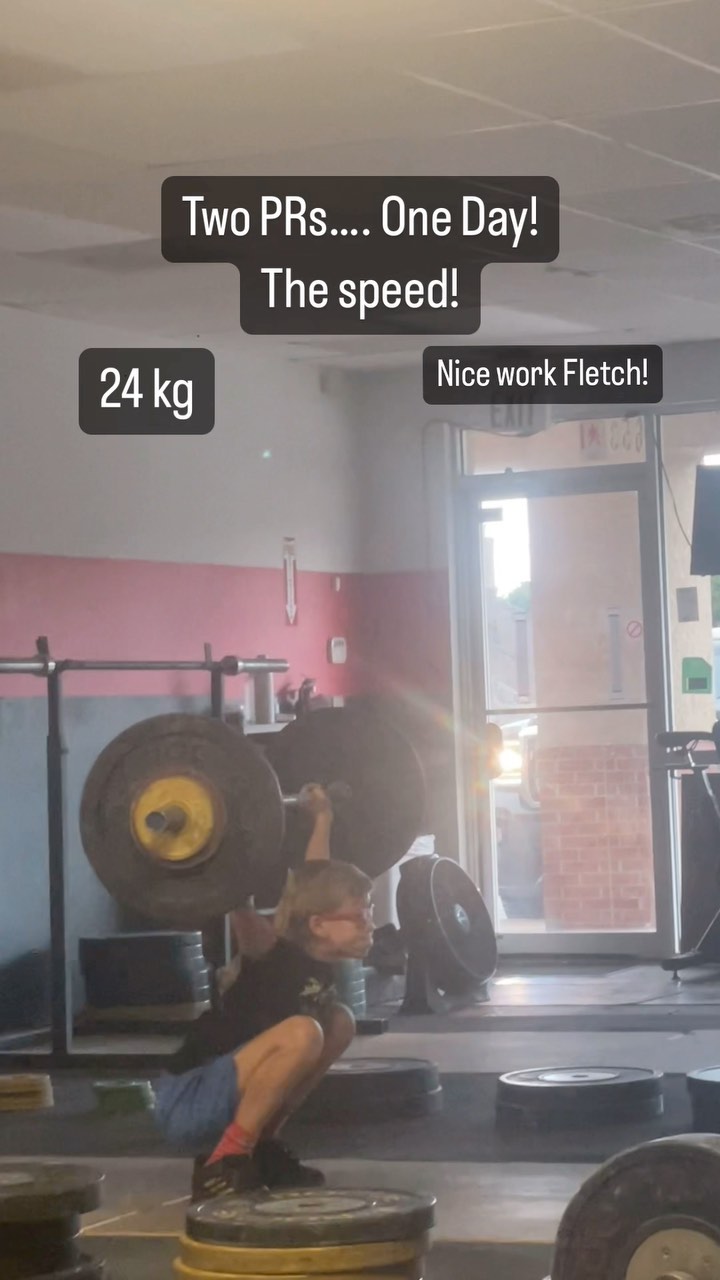 One week into his 6th grade school year and Fletch is off to some big speed and strength gains! Here’s Fletch with two personal records in the snatch with 24 and 25 kg! He is one of our accomplished youth wrestling athletes and the lifting is definitely helping his overall athleticism.
Awesome work Fletch!
Stronger Every Day!
.
.
.
.
.
#weightlifting #kansascity #beastmode #usaweightlifting #olympiclifting #personalrecord #kc #progress #speed #strong #wrestling #youthweightlifting #youthtraining #youthwrestling #gains #gainsgainsgains #leessummit