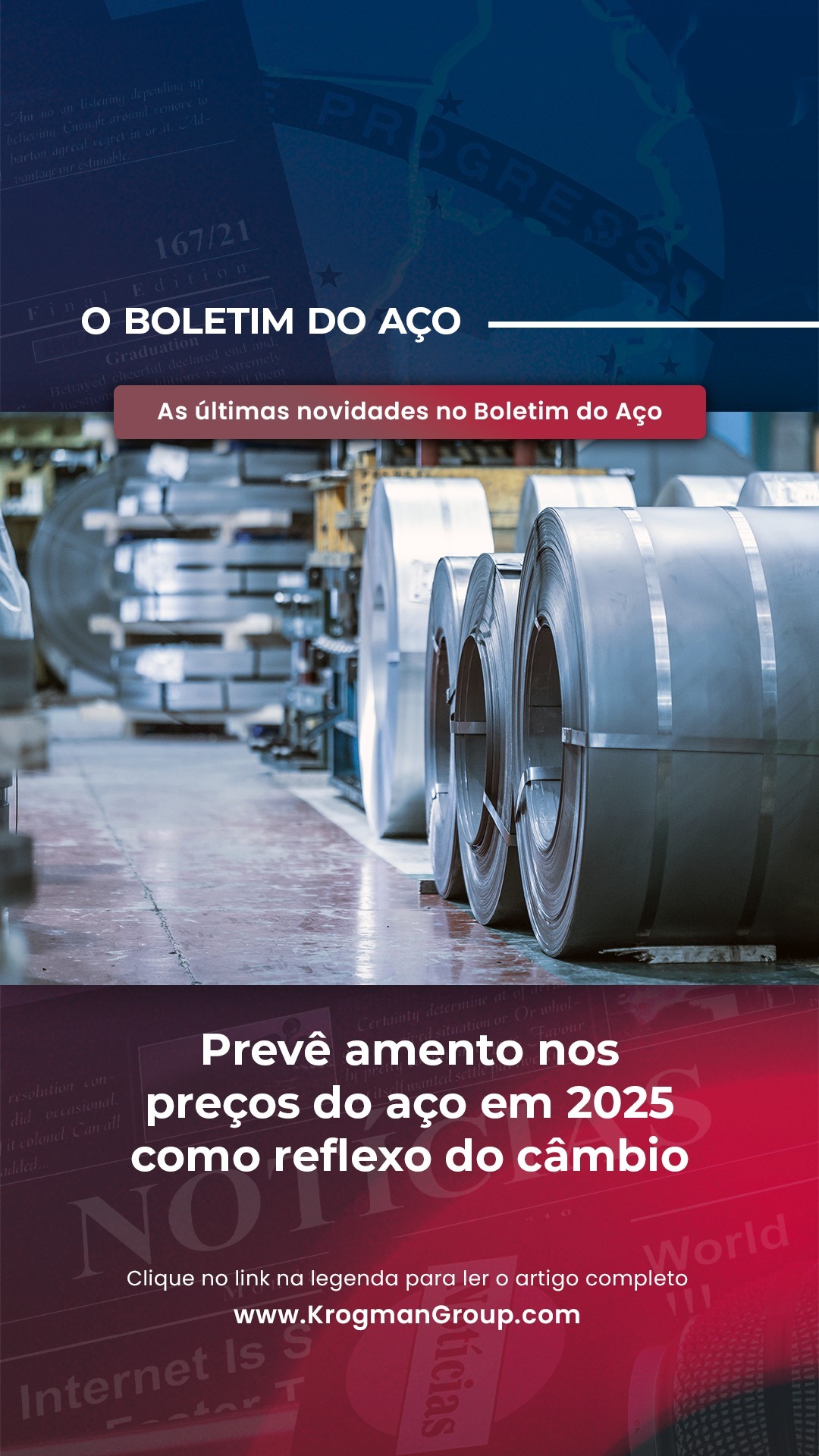 O Boletim do Aço — Prevê amento nos preços do aço em 2025 como reflexo do câmbio
Maior produtora de aços planos do Brasil, projeta aumento nos preços do aço em 2025 para compensar os impactos da desvalorização do real frente ao dólar
Desde janeiro, o real acumulou uma desvalorização de cerca de 30%, pressionando os custos da companhia. “Isso significa maiores custos e necessidade de repasse de preços para o aço. Nossa expectativa é de preços mais elevados de aço a partir de 2025, refletindo a necessidade de recomposição pela desvalorização do câmbio”
Clique no link abaixo para ler o artigo completo do GlobalKem
https://globalkem.com/noticias/noticias/mercado/usiminas-preve-amento-nos-precos-do-aco-em-2025-como-reflexo-do-cambio/
#OBoletimDoAço #AtualizaçõesDaIndústria #PreçosDoAço #ReflexoDoCâmbio