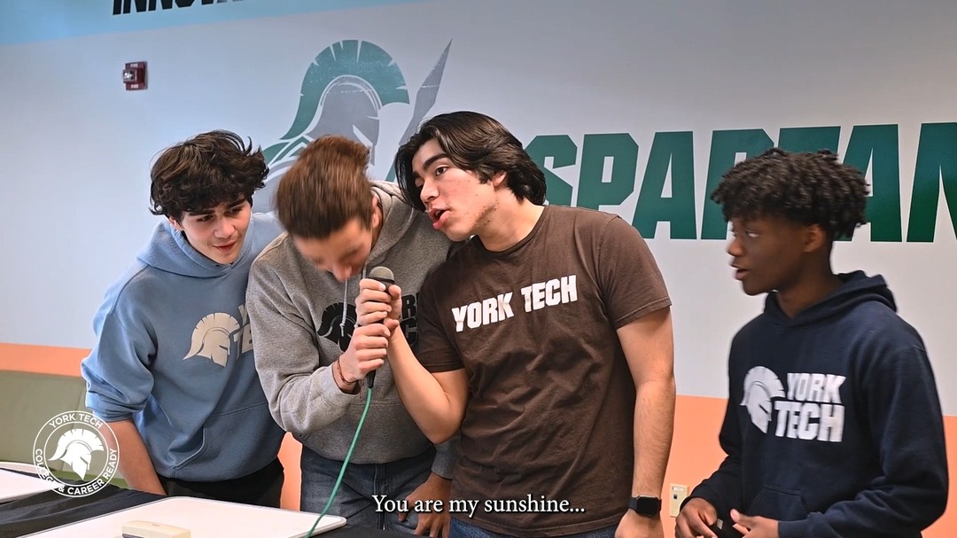 Teacher Appreciation Week is May 6-10, and our students decided to make something creative for the faculty this year. They produced a lighthearted video in which the four grade levels play a game of York Tech Jeopardy.
Will students be able to identify teachers in old yearbook photos? Will the Name That Beard category stump contestants? Which class knows the most about our staff? These questions will be answered when the video premieres at 8 a.m. on Monday, May 6. At that time, click on the link in our bio or visit ycst.info/taw24 to watch the full game show.
In the meantime, enjoy this short trailer for a small taste of the action. #YorkTechProud