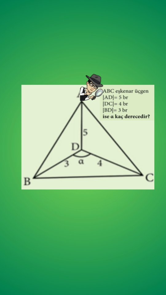 Geometei soru çözümü🌙 #geometri #geometry #math #matematik #eğitimkoçu #lgs #tyt #ayt #yks #ales #dgs #kpss