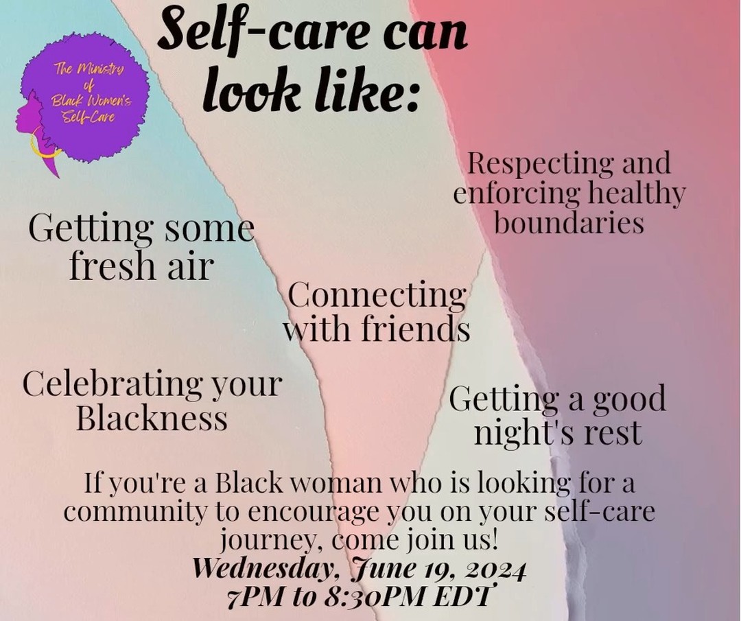 What better way to celebrate Juneteenth!
Register at https://bit.ly.TMBWSC_June192024
#TheMinistryofBlackWomensSelfCare #SelfCare #Juneteenth2024