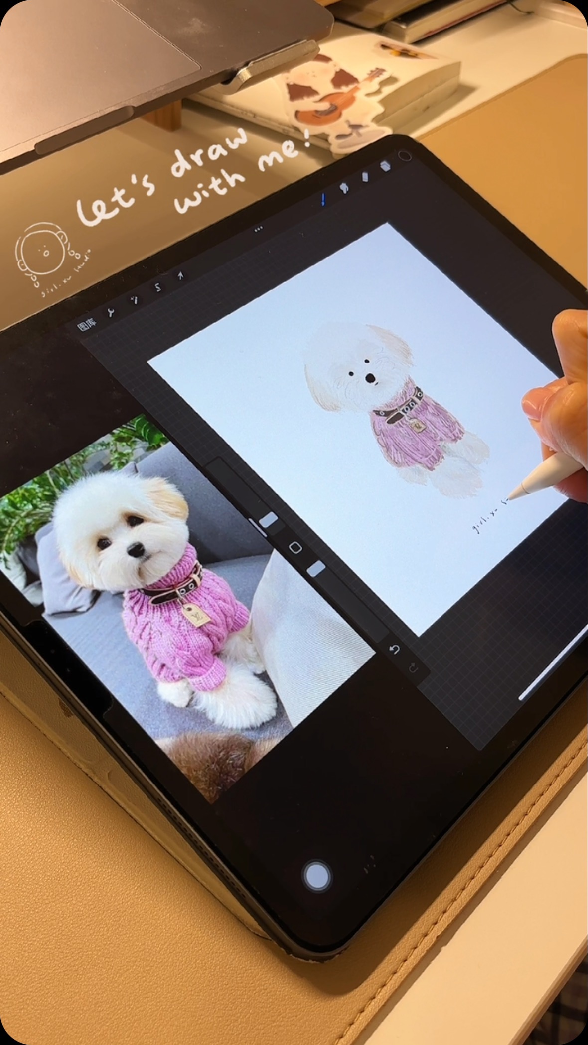 Let’s draw with me! The dogs
#illustration #girlxustudio #dog