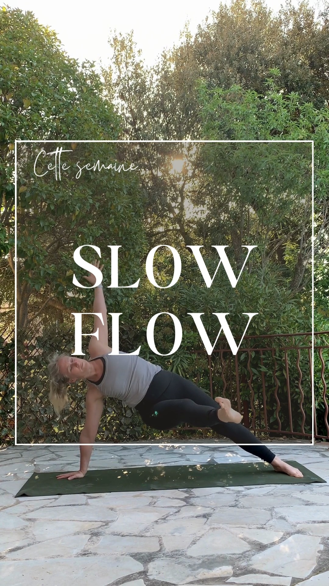 Cette semaine, nous optons pour une approche délibérément lente et régulière afin de focaliser notre attention sur notre force et, par extension, sur le contrôle de nos mouvements ! Nous allons explorer nos schémas de mouvement en mettant l'accent sur les transitions d'une posture à une autre, ce qui nous permettra de concentrer nos efforts sur notre force et notre stabilité. Préparez-vous à bouger avec attention et détermination !
📍 @InstantBastide
🗓 Lundi : 7:15 - 8:15
🗓 Lundi : 20:30 - 21:15
🗓 Jeudi : 9:00 - 10:00
🗓 Jeudi : 10:15 - 11:15
📍 @AnandaYogaStudio
🗓 Mardi : 10:15 - 11:30
🗓 Mardi : 20:00 - 21:15
🧘♀️✨
Les places sont limitées pour une attention personnalisée... 🙏
# YogaIyengar #hathayoga #vinyasa #instantbastide #anandayogastudio #yogaaixenprovence #iyengaraixenprovence #Aixenprovence #cabriès #boucbelair #aixmaville #YogaSante #yogasouffle #yogarespiration #slowyoga #slowflow