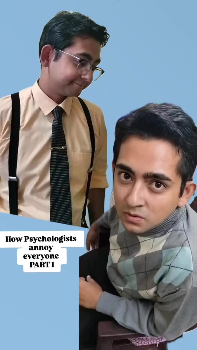 "How psychologists annoy everyone-Part 1"
We are no. 1😎
#psychophilics
#mentalhealthmatters
#psychology
#counselling
#wearenumberone