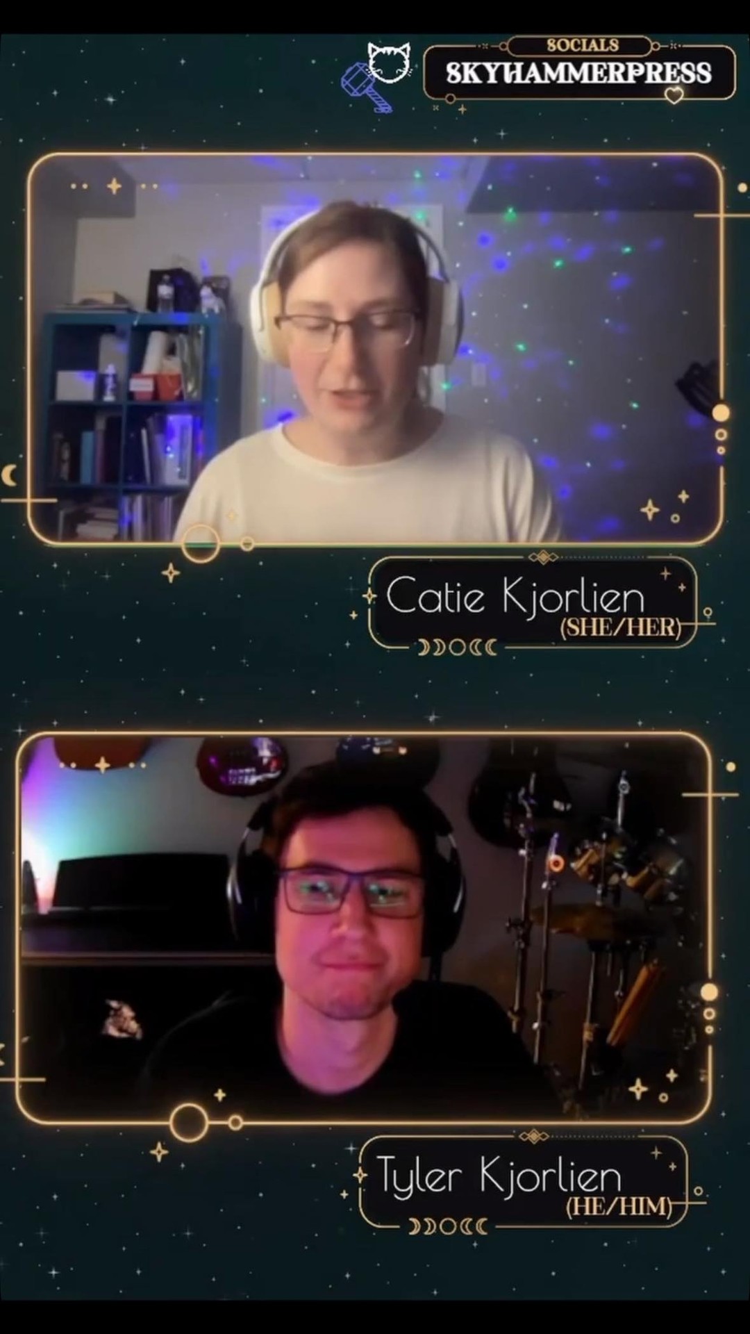 We’re live with our new campaign tonight! The VOD will be up on YouTube on the 8th, but if you’re on #Moonbeam, come join us on Sky Hammer Press!
#FantasyAGE #TTRPG #ActualPlay @greenroninpub @roll20app @syrinscape_app