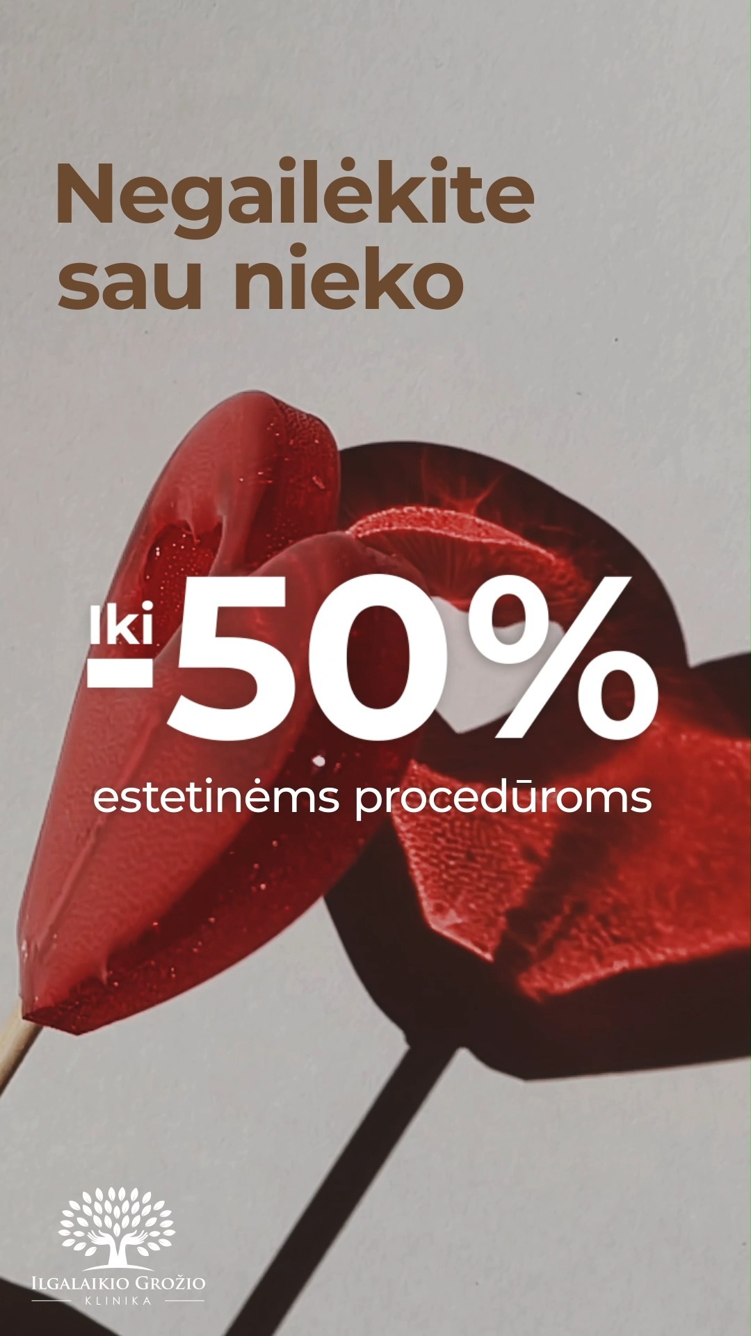 Kas sakė, kad Valentino diena skirta tik poroms? 💝 Lepinkite save estetinėmis procedūromis „Ilgalaikio grožio klinikoje“ už širdžiai mielą kainą!
Rezervuokite laiką:
📞 Telefonu: +370 670 14491
➡ Internetu: @ilgalaikio_grozio_klinika Treatwell programėlėje
💬 Asmenine žinute
🗺 Kaune, Savanorių pr. 139
#Kaunas #grozioklinika #groziosalonas #valentinodiena #valentinas #plaukeliusalinimas #plaukeliusalinimaslazeriu #kunokonturavimas #lupuputlinimas #celiulitomazinimas #pmu #grozioinjekcijos #VenusLegacy #odosstangrinimas #HIFU