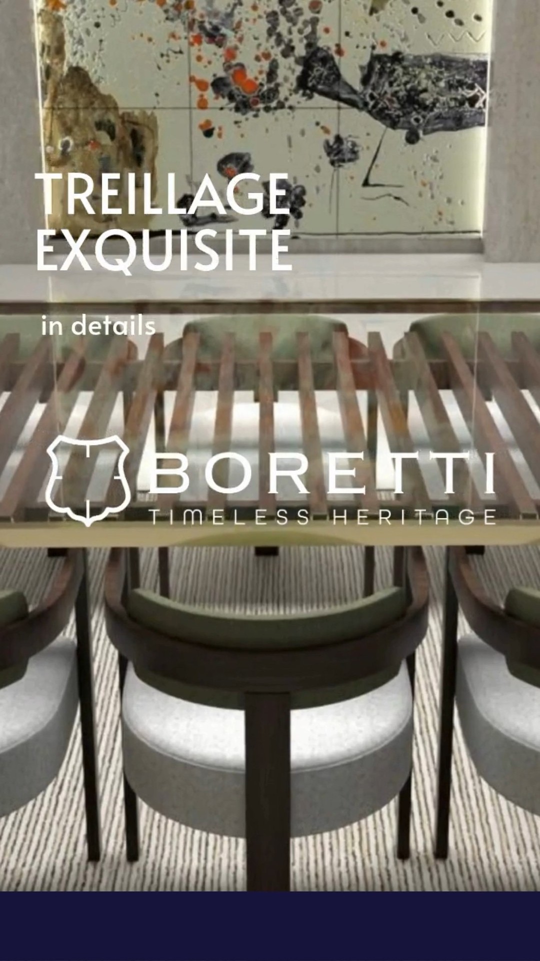 Detale, które definiują wyjątkowość. ✨
Każdy element stołu TREILLAGE EXQUISITE to świadectwo mistrzowskiego rzemiosła:
🔸 Rzeźbiona drewniana konstrukcja inspirowana architekturą pergoli
🔸 Szklany blat odsłaniający perfekcyjnie dopracowaną strukturę
🔸 Mosiężne detale dodające mu subtelnego blasku i luksusu
Design, który nie tylko zachwyca formą, ale opowiada historię.
#BorettiFurniture #TreillageExquisite #LuxuryDesign #TimelessDetails #MarkBoretti