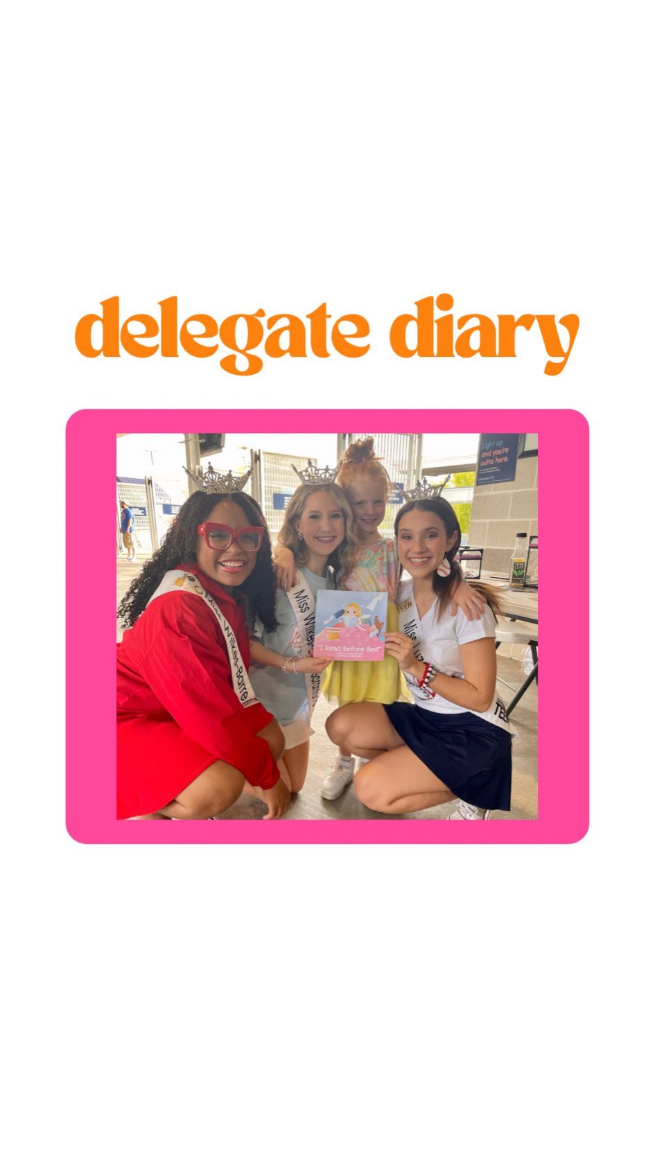 Dear Delegate Diary, Entry 5 📝 RailRiders Appearance ⚾️
I had an amazing day cheering on the Scranton/Wilkes-Barre RailRiders, promoting the NEPA Scholarship Competition and Miss America, and connecting with the community! 👑⚾️