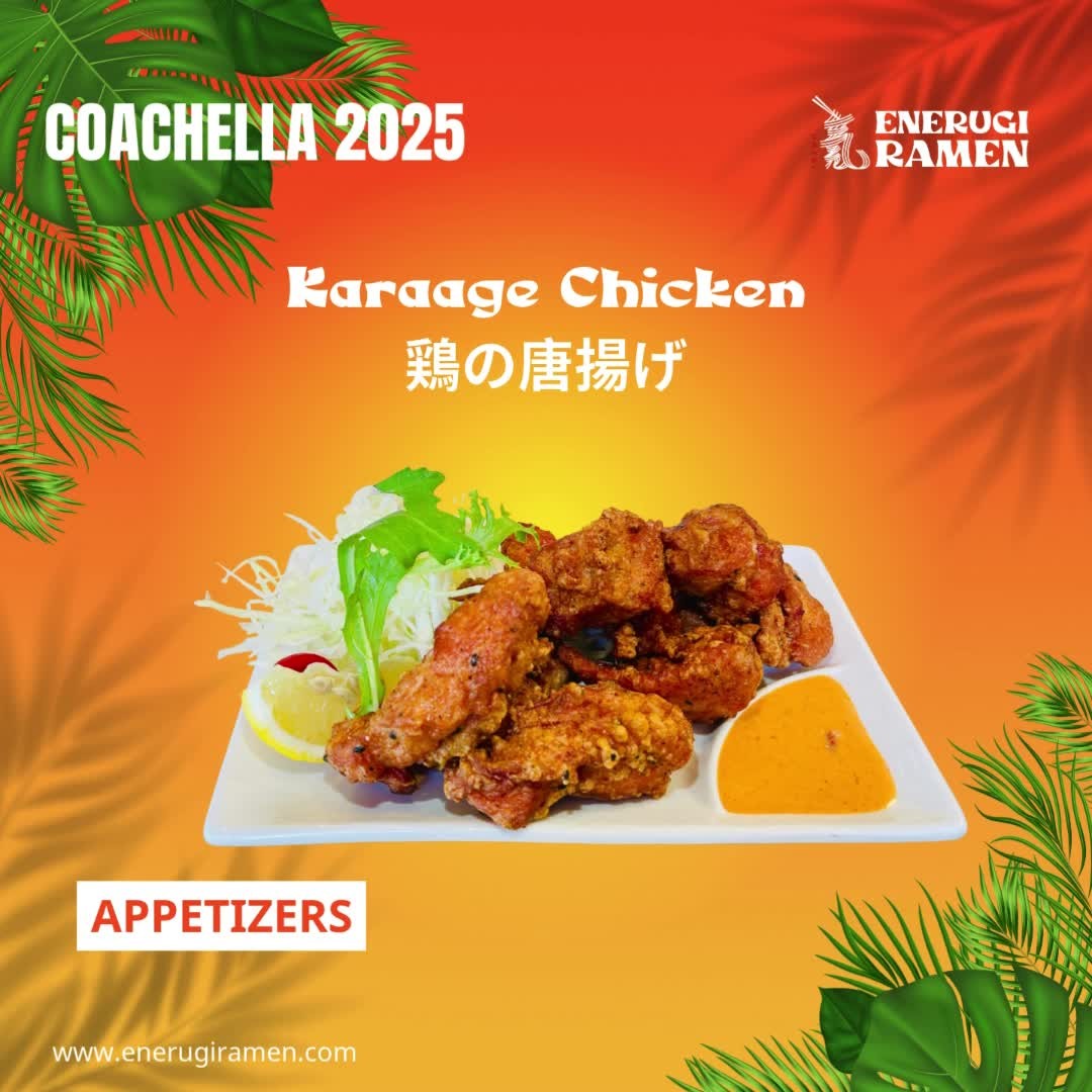 Our Appetizers are rocking with Coachella 2025
📌Don't forget to leave us a Google or Yelp review and get a FREE MOCHI ICE CREAM!
#fyp #japaneseramen #greenpoint #brooklyn #enerugiramen #spring #AppetizerGoals #coachella2025