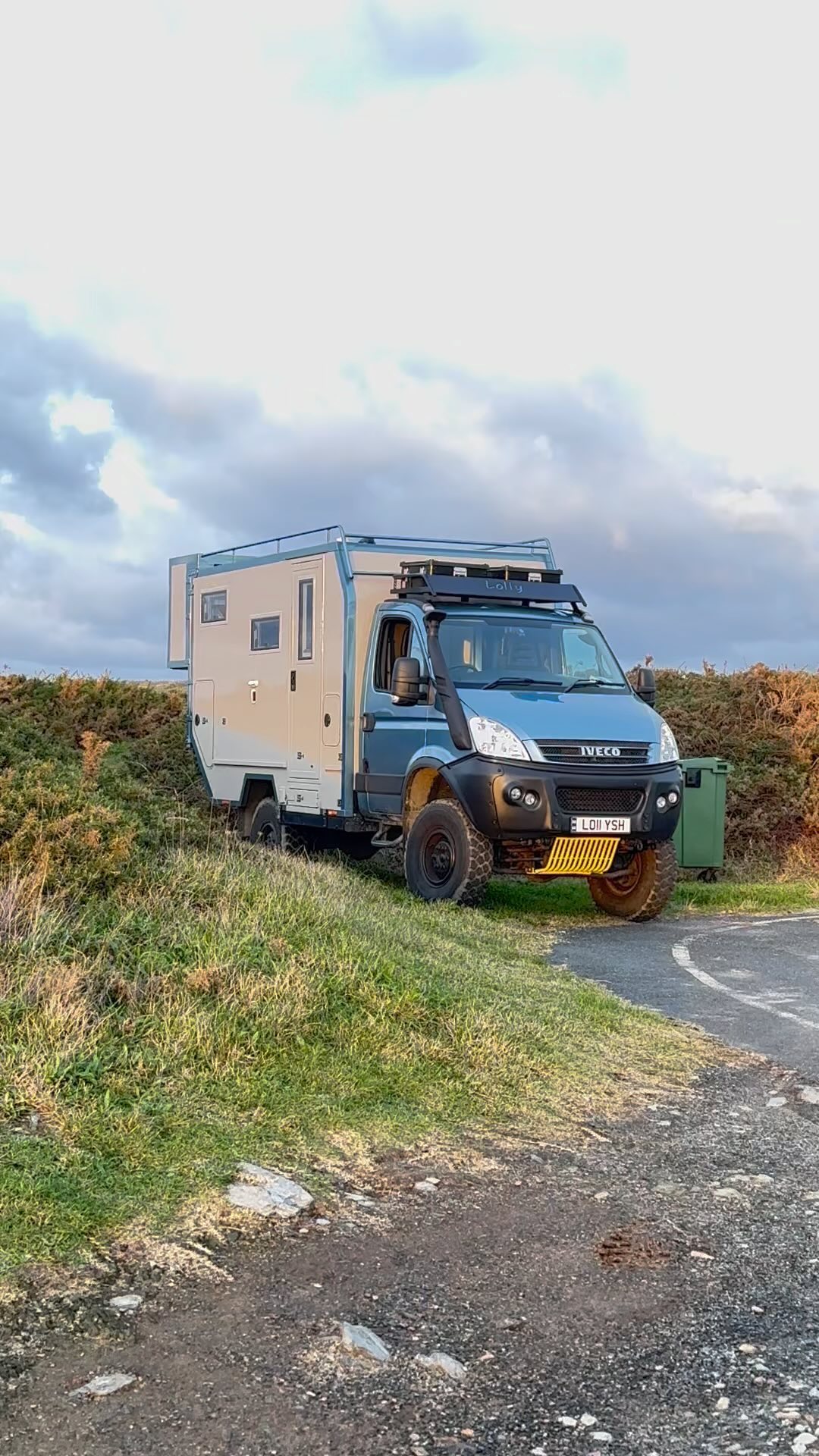 Not a bad place to park for the night & watch a beautiful sunset