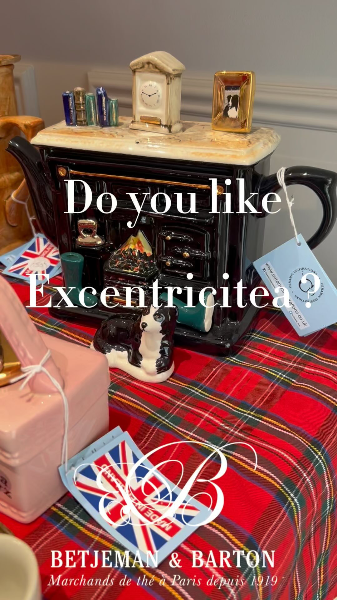 🇬🇧EXCENTRICITEA IS BACK !!! 🇬🇧
Incroyable collection de théières excentriques en provenance directe du Yorkshire…peintes à la main, avec des petits détails pleins d’humour ; du kitsch beau et assumé…on adore.
Une belle idée cadeau pour déguster l’un des 200 thés ou infusions de chez Betjeman & Barton… Ne tardez pas trop, la collection est limitée.
#tours #toursmaville #tourscity #toursvaldeloire #regioncentrevaldeloire #sortiratours #toursevenements #betjemanandbarton #toursetmoi #tisanebio #sansalcool #thenoir #teapairing #naturel #bienetre #toursvaldeloiretourisme #myloirevalley #touraineloirevalley #miam #yummy #excentric #teatime #britain #yorkshire #ceramicinspiration