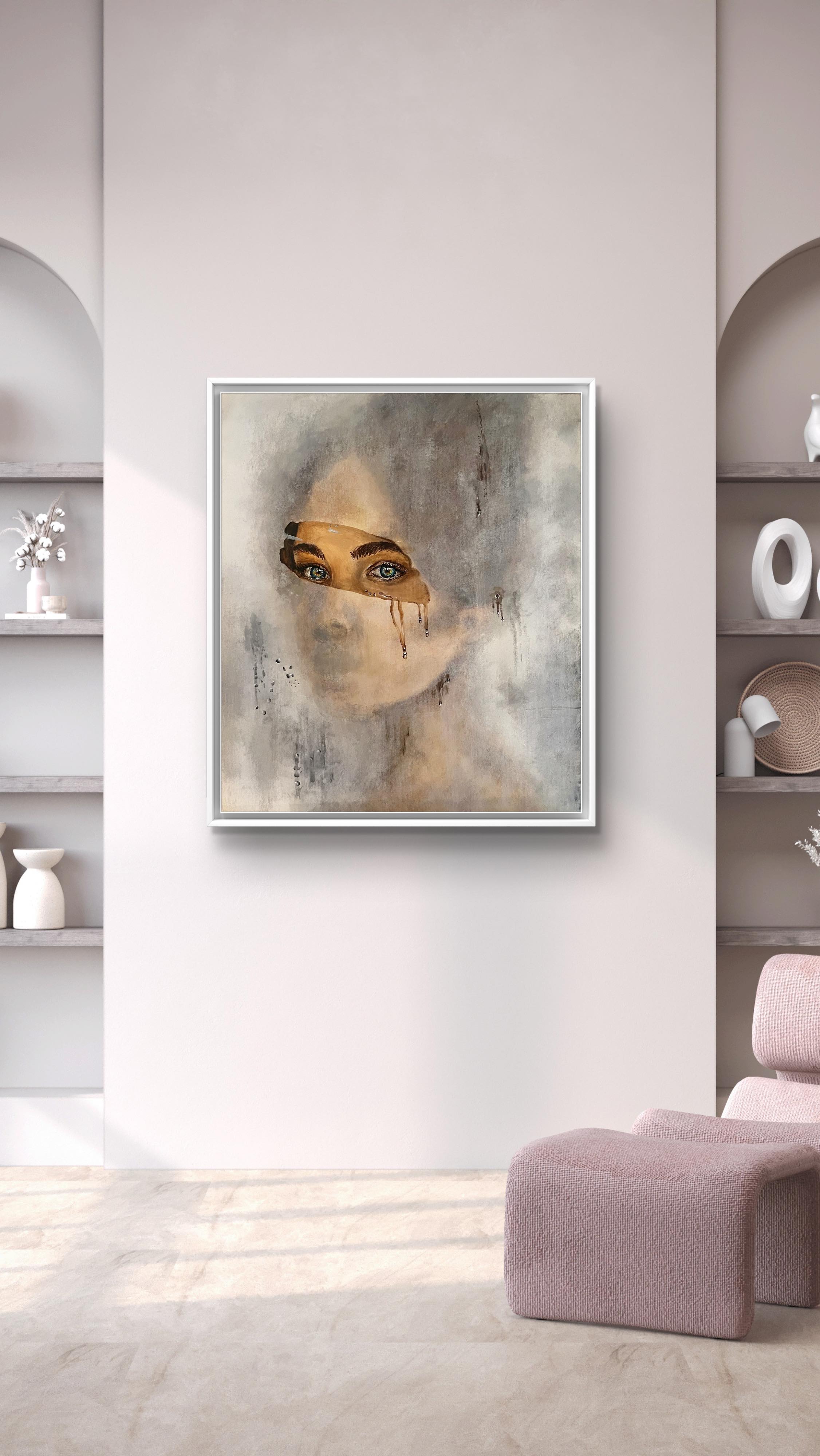 Comment tu l’appellerais ? #acrylicpainting #artgallery #portraits #frenchartist #artwork #canva