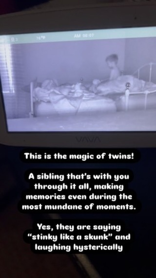 These two can find joy in the silliest of things! The way they crack each other up never gets old. There’s nothing like twin laughter to brighten the day!
#TwinJoy #HappinessInTheLittleThings #DoubleTheLaughter #TwinMoments #twinstagram #twinsofinstagram #twins #twinmom #twinningtwice