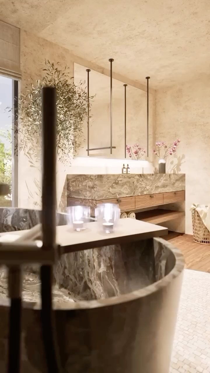 And the video renders
#interior #interiordesign #bespokeinterior #architect #archilovers #archidaily #homedesign #homedecor #homedecoration #instahome #interiorlovers #interior123 #marble #marbletub #gessi #bathroom #bathroomdesign #bathroomdecor