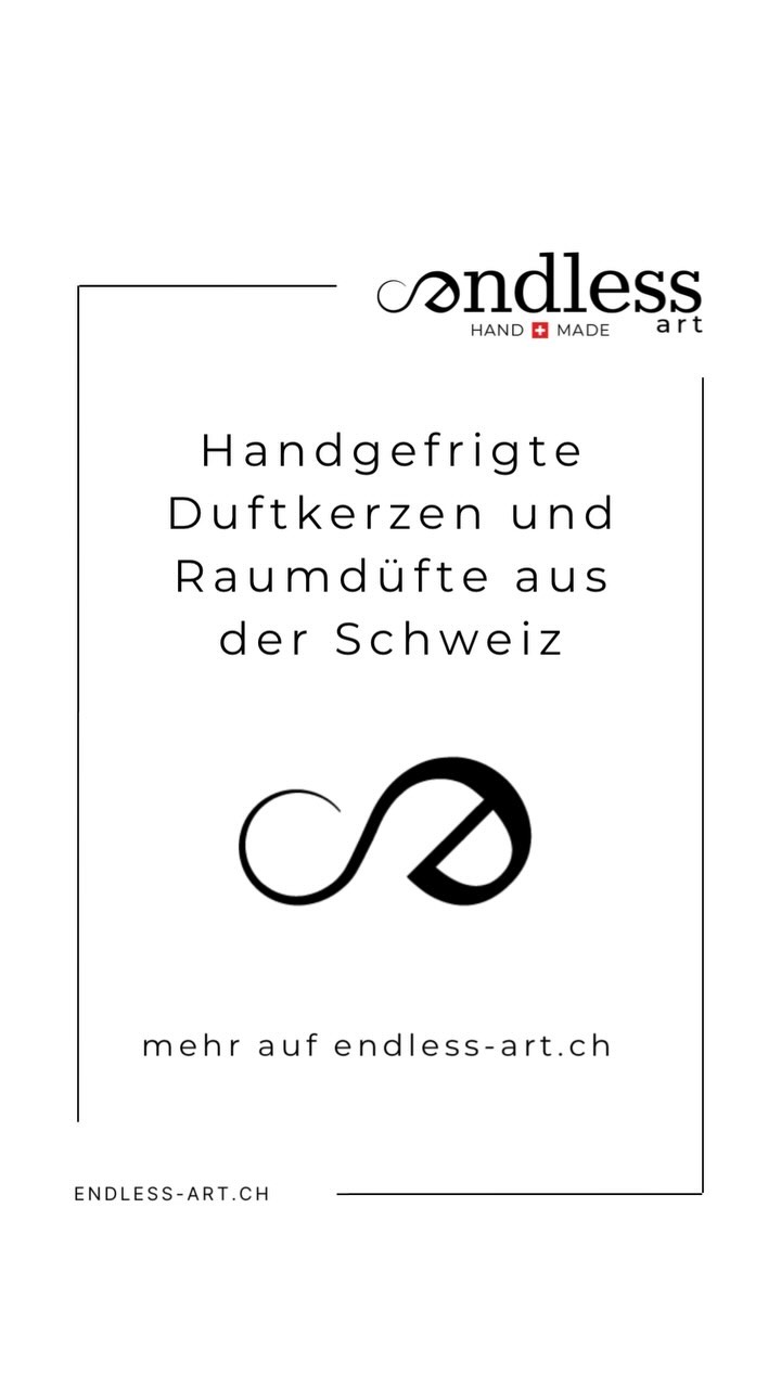 Duftkerzen und Raumdüfte aus der 🇨🇭
Tauche ein in die Welt der Düfte und kreiere deine ganz persönliche Wohlfühloase in deinen vier Wänden.
Schau vorbei www.endless-art.ch
#suisse #home #fregerance #handmade #cosyhome #duftkerzen #raumduft #geschenkideen #endlesslove