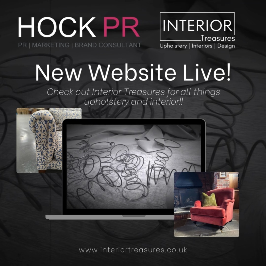 The Interior Treasures website is now live.
For all things upholstery and Interiors, please feel free to head over and have a link (link below).
Please feel free to get in touch for all of your website needs too.
www.interiortreasures.co.uk
#websitedesign #webdesign #website #digitalmarketing #webdevelopment #websitedevelopment #webdesigner #seo #websitedesigner #graphicdesign #webdeveloper #branding #design #marketing #wordpress #socialmediamarketing #ecommerce #business #uidesign #web #ui #socialmedia #uxdesign #websitebuilder #ux #websites #digitalmarketingagency #smallbusiness #websitedesigning #uiux