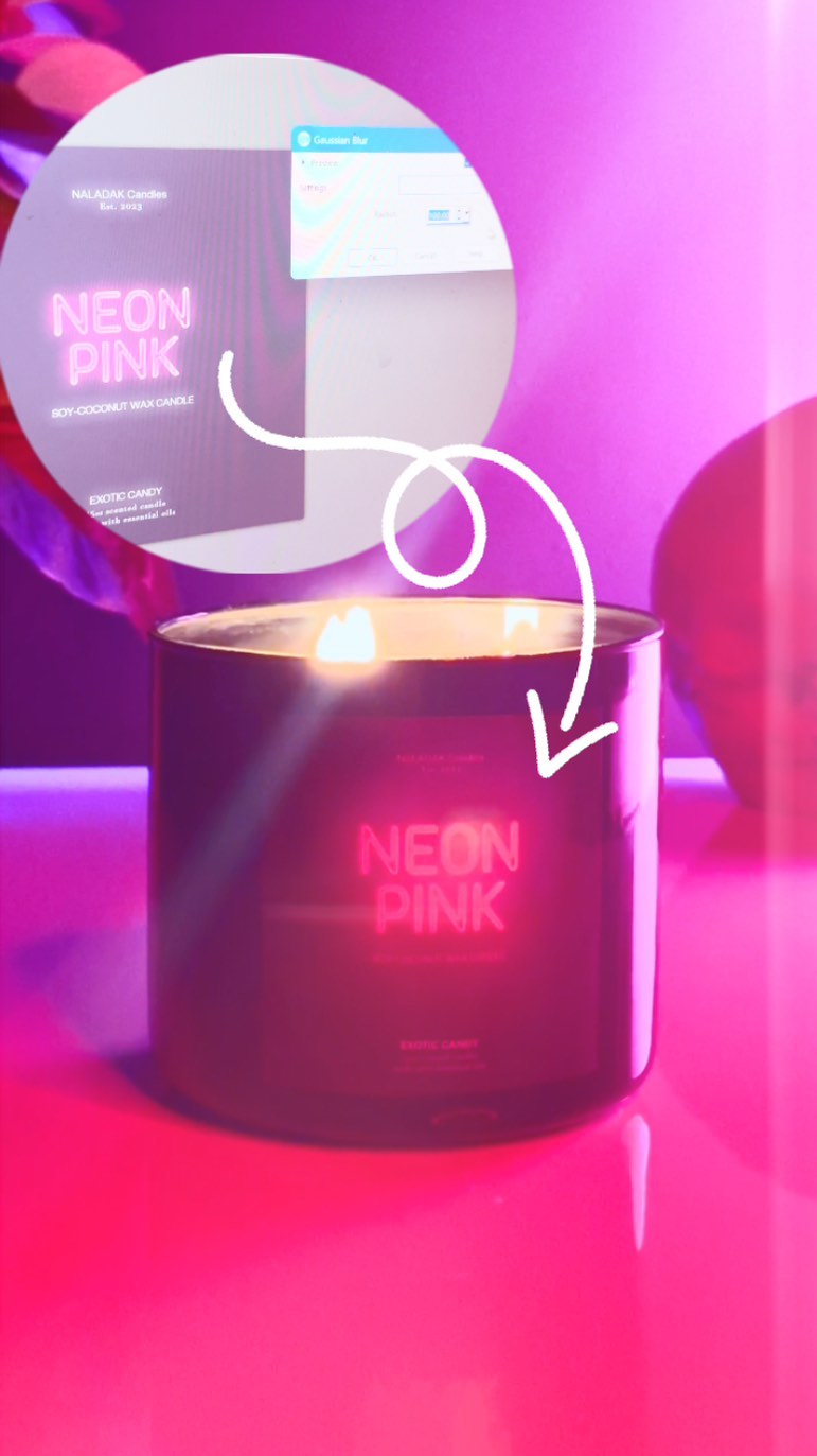 Neon Pink does have a scent! It’s as sugary & indulgent as you would imagine 😍
Peek of our label design 👀
#candles #neonpinkcandle #soycandles #selfcarethreads #cottoncandy